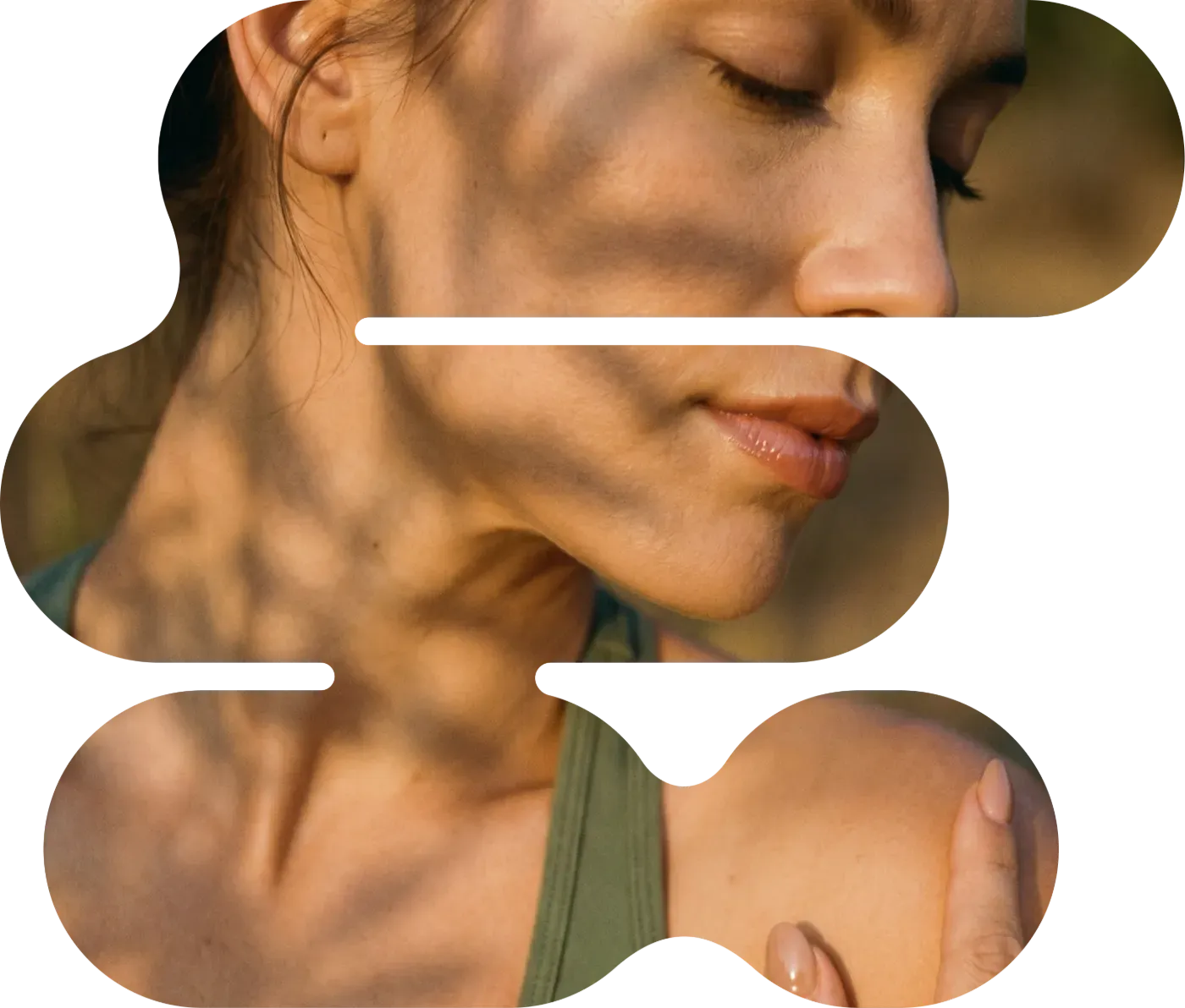 A woman in soft natural light